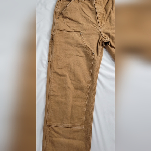 Carhartt Men's Tan Work Pants Size 34X32 - Picture 8 of 13